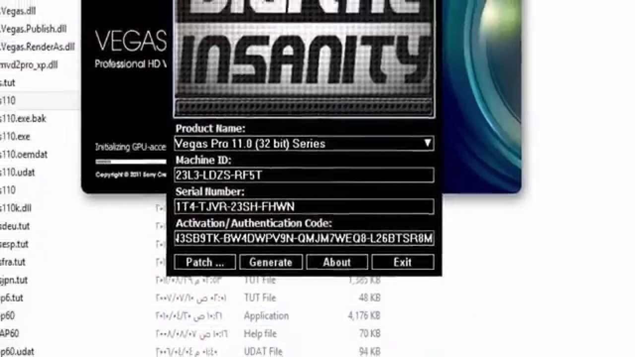 download serial number sony vegas pro 11 32 bit